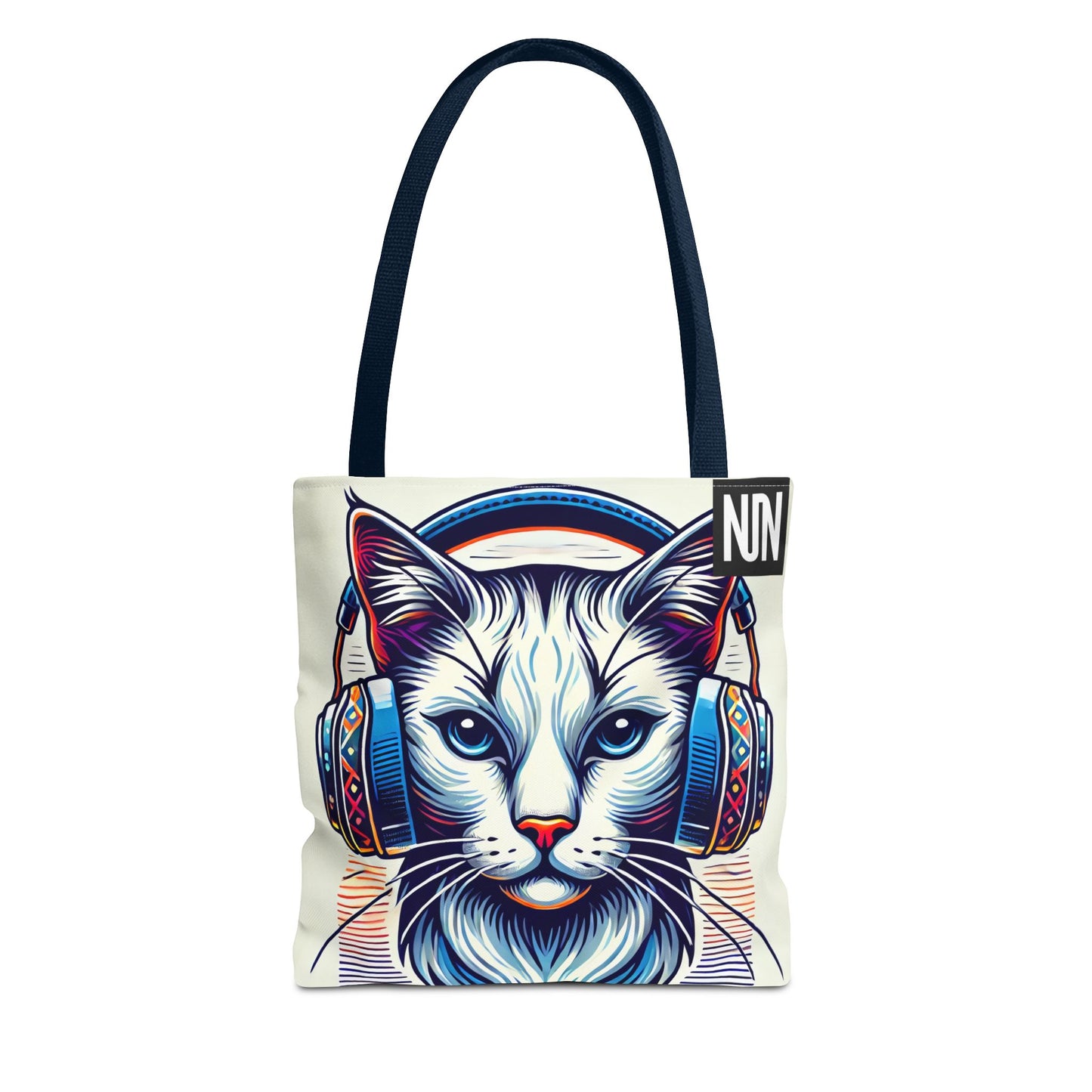 Tote Bag, Cat headphones