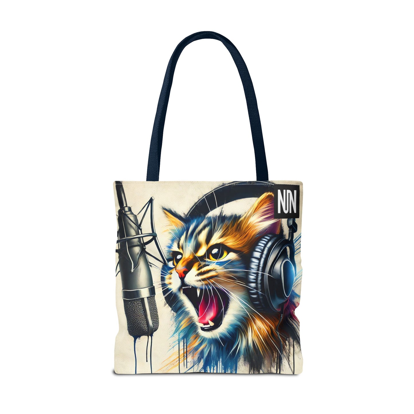 Tote Bag, Meowing Cat