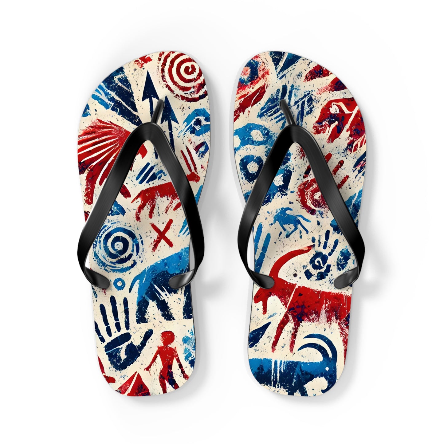 Sandals - Cave Paintings Inspired Flip Flops