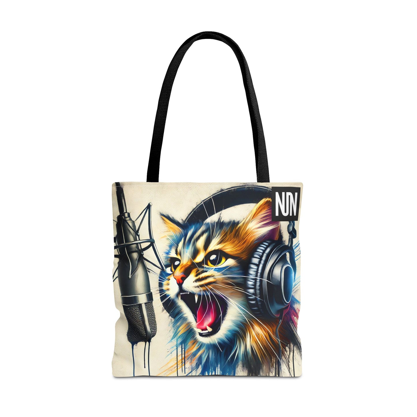 Tote Bag, Meowing Cat