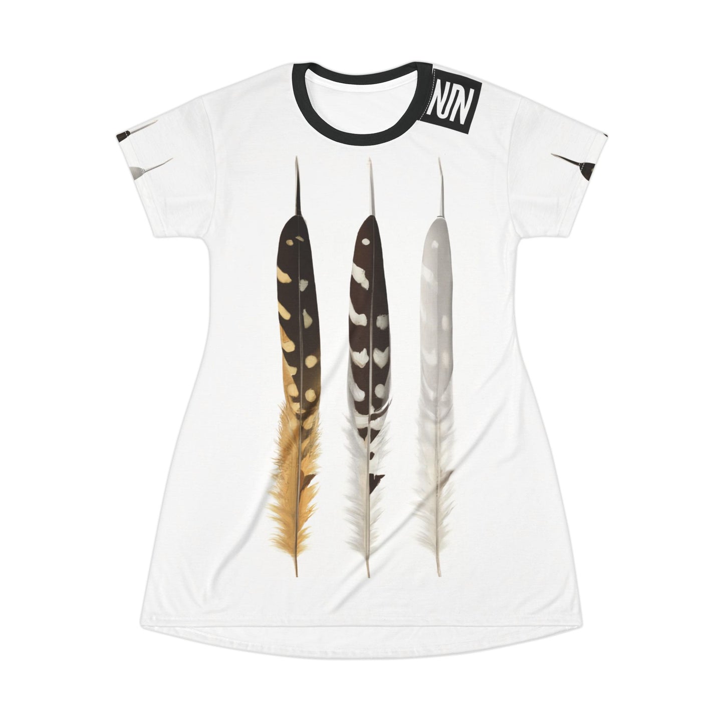 T-Shirt Dress, Eagle feather