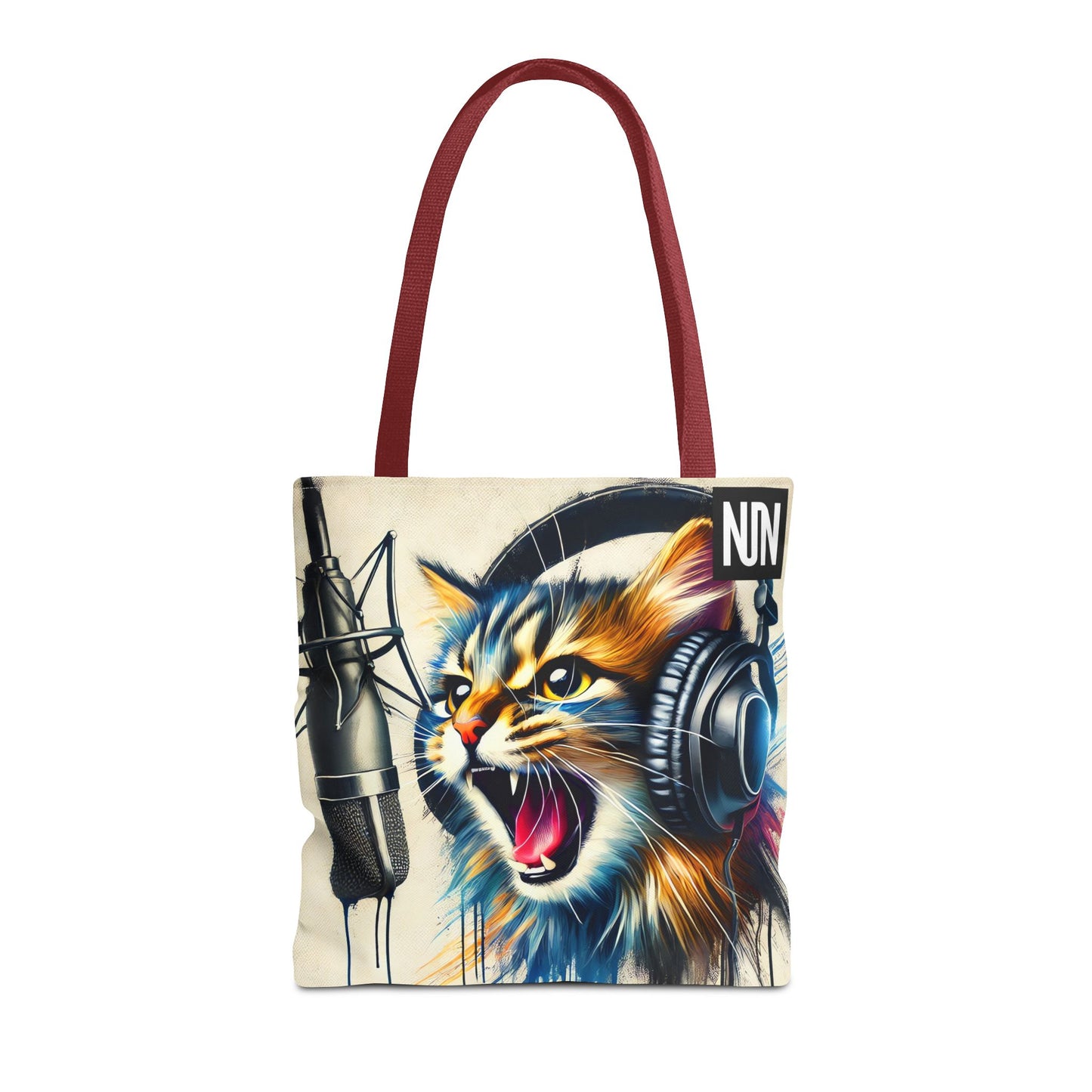 Tote Bag, Meowing Cat