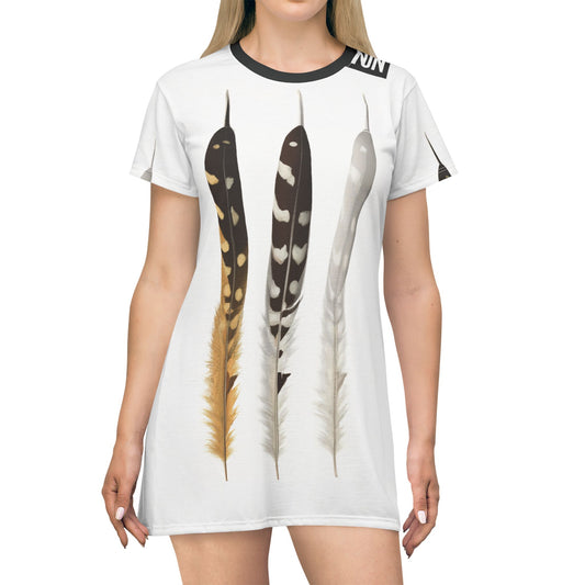 T-Shirt Dress, Eagle feather