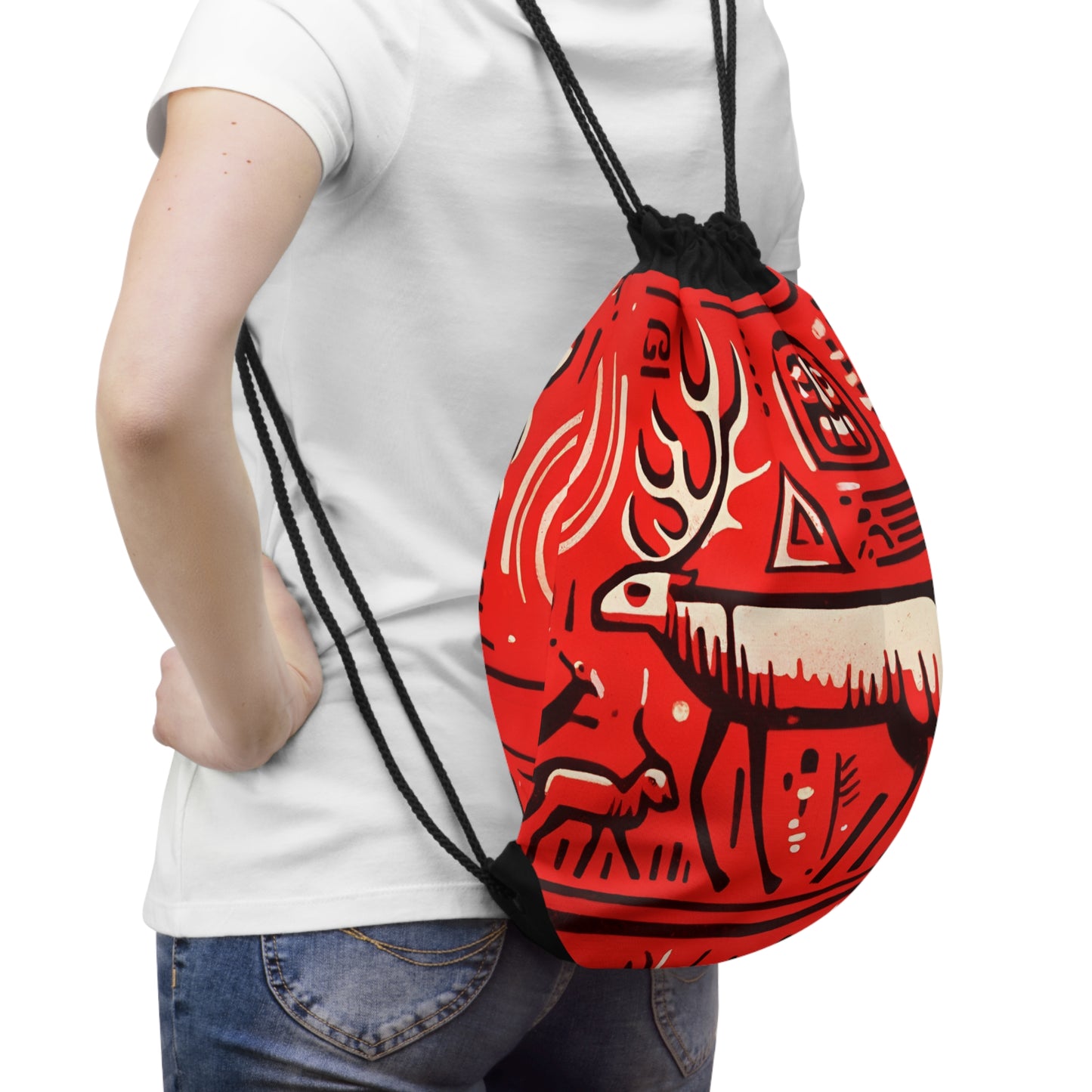 Drawstring Bag, Cave painting I