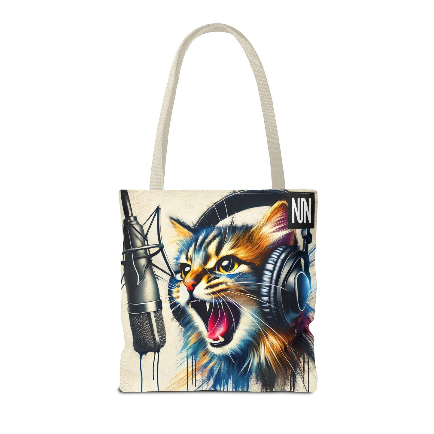 Tote Bag, Meowing Cat