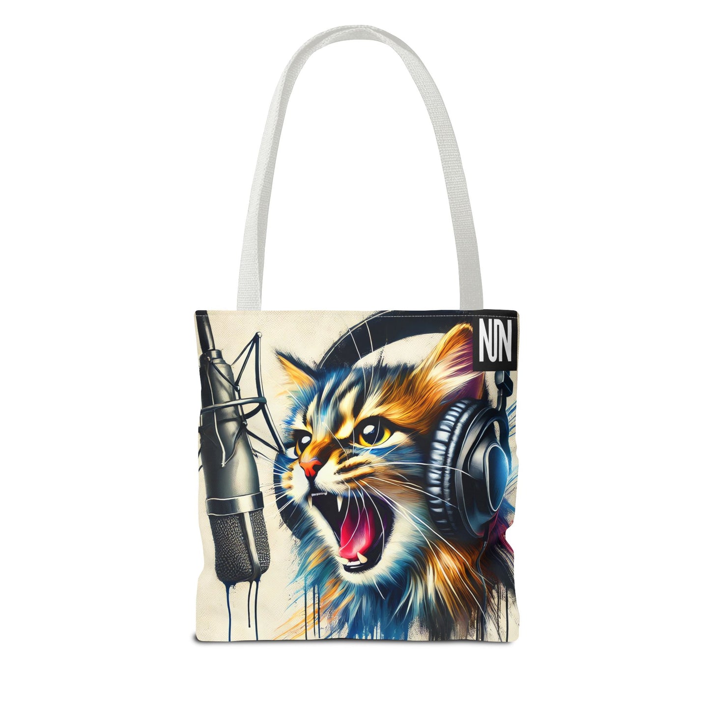 Tote Bag, Meowing Cat