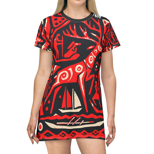 T-Shirt Dress, Cave painting I