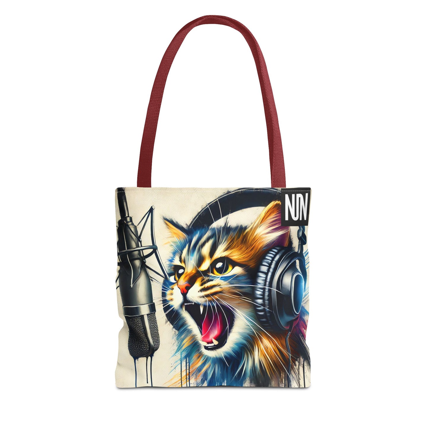 Tote Bag, Meowing Cat