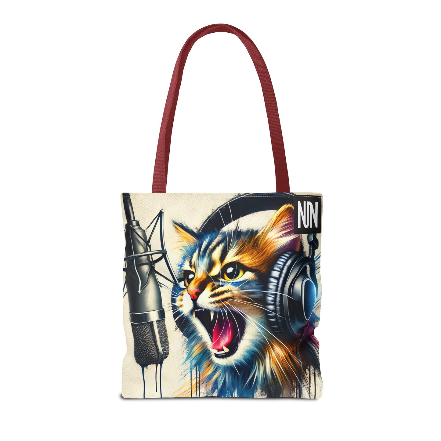 Tote Bag, Meowing Cat