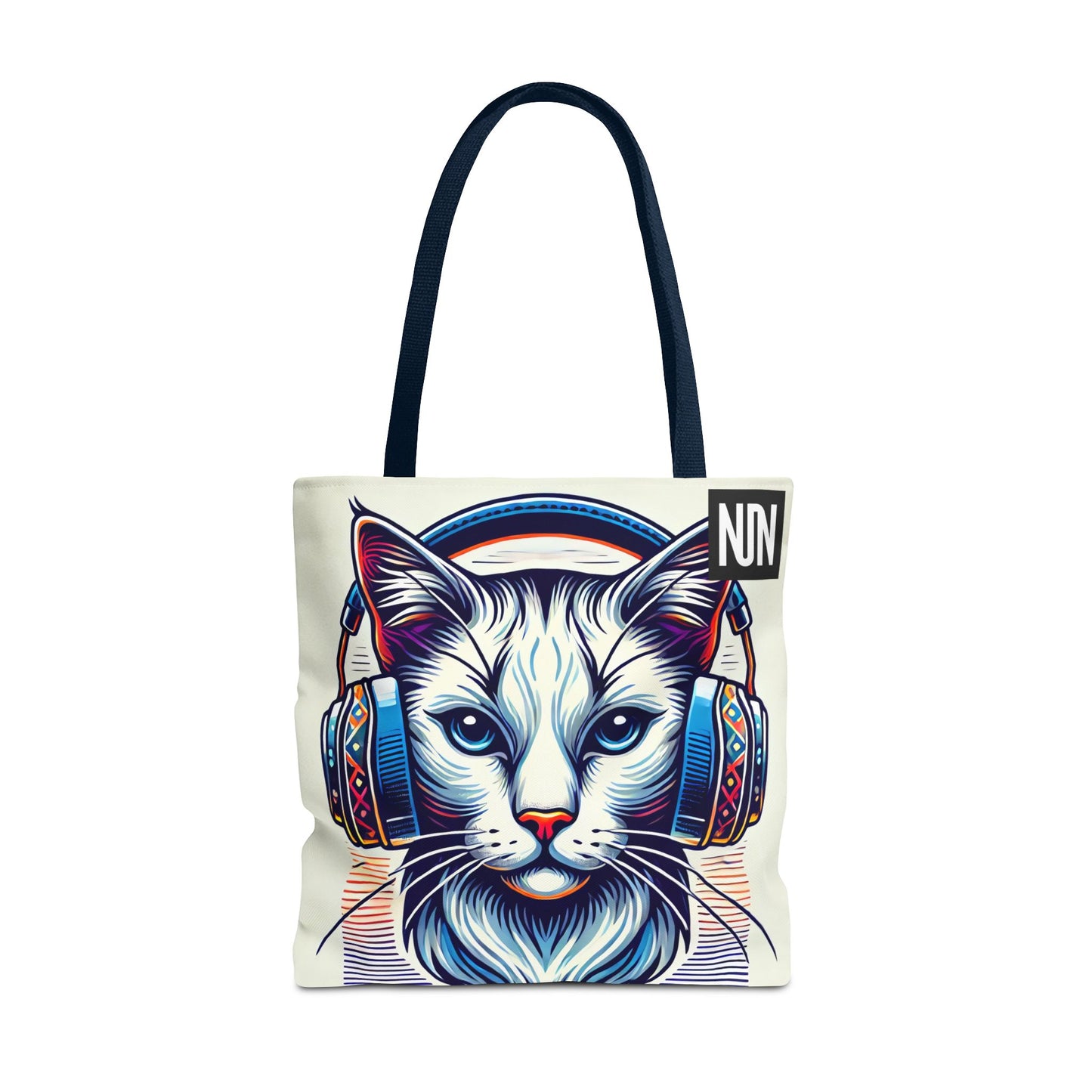 Tote Bag, Cat headphones