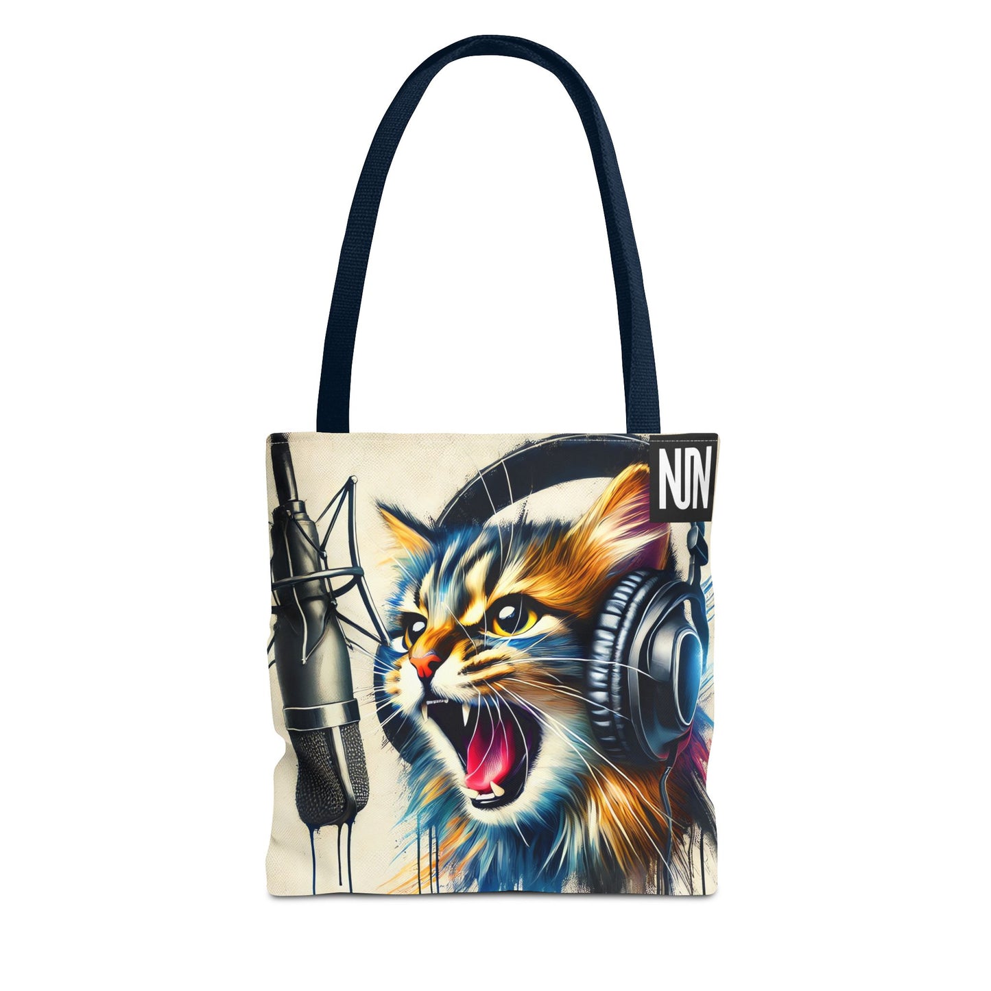 Tote Bag, Meowing Cat