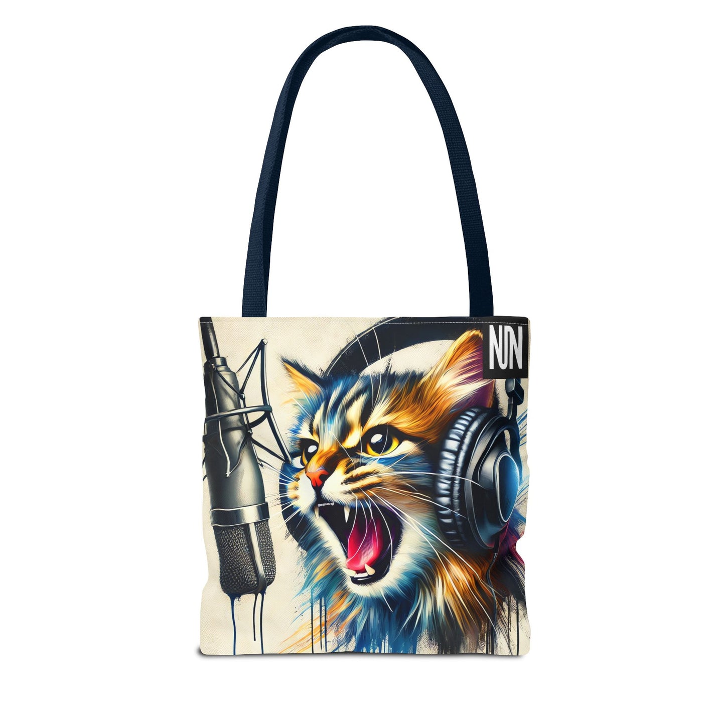 Tote Bag, Meowing Cat