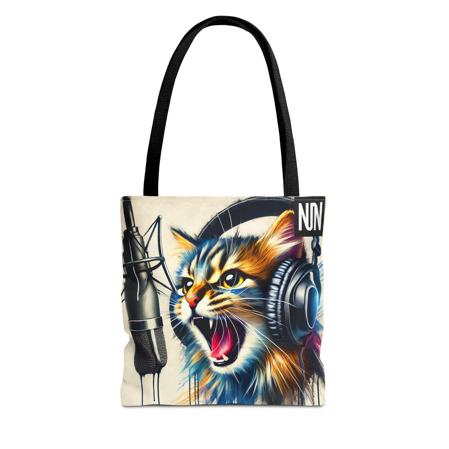 Tote Bag, Meowing Cat