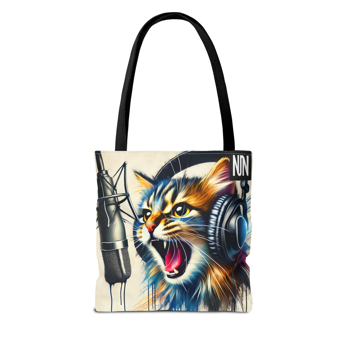 Tote Bag, Meowing Cat