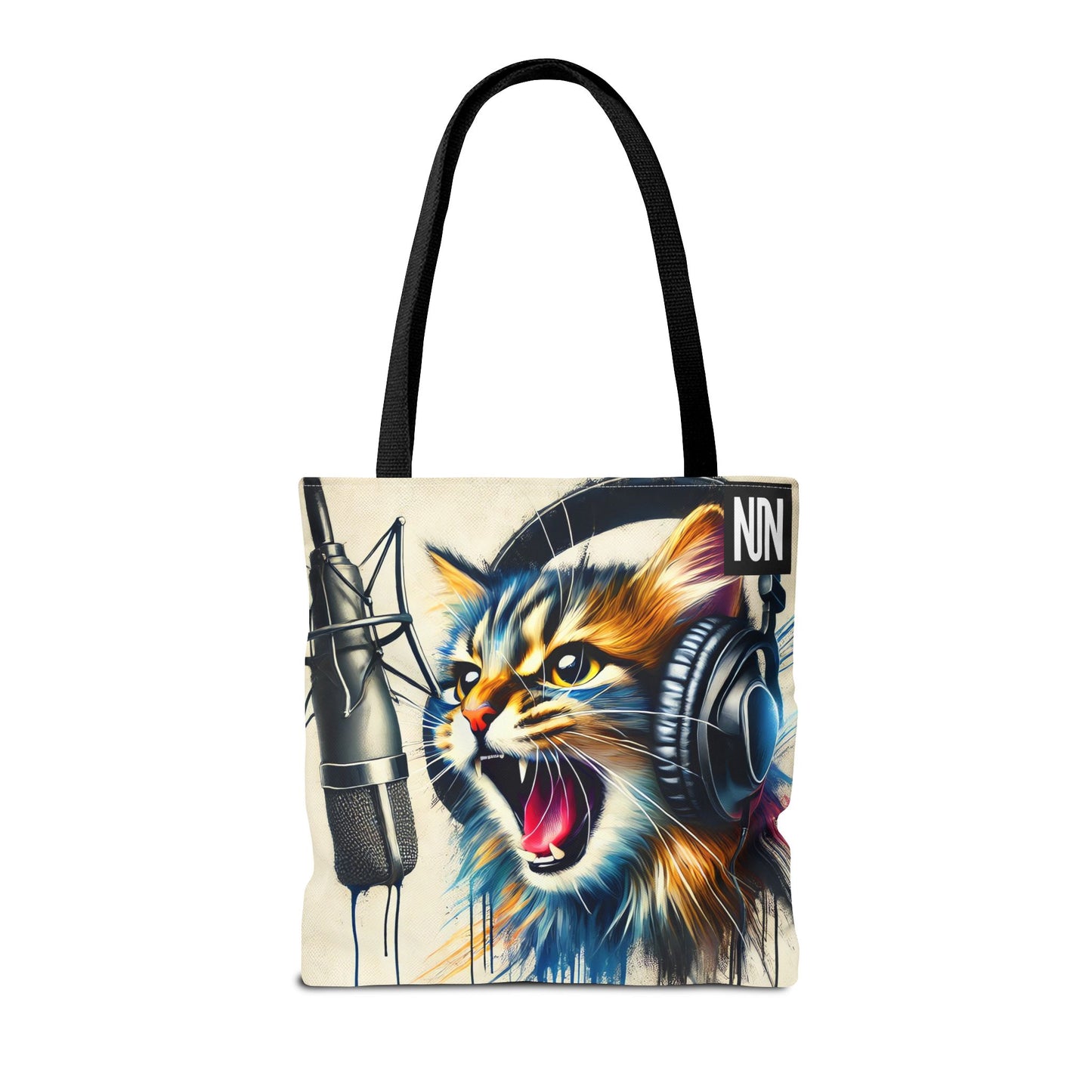 Tote Bag, Meowing Cat