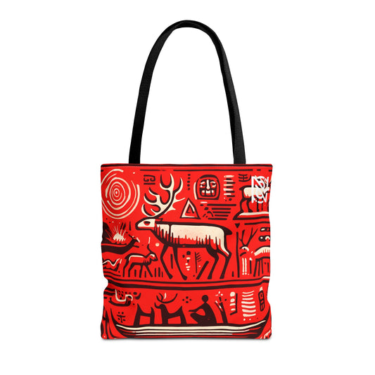 Cave painting Red