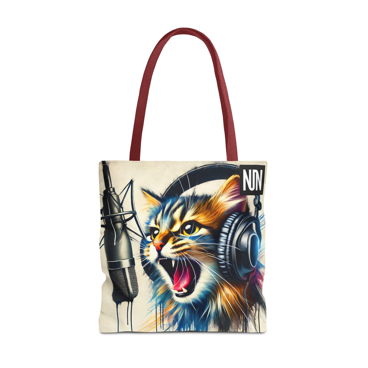 Tote Bag, Meowing Cat